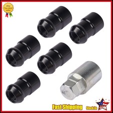 24548 Black Cone Seat Wheel Locks For Jeep Wrangler Jktj 12-20 Thread Size