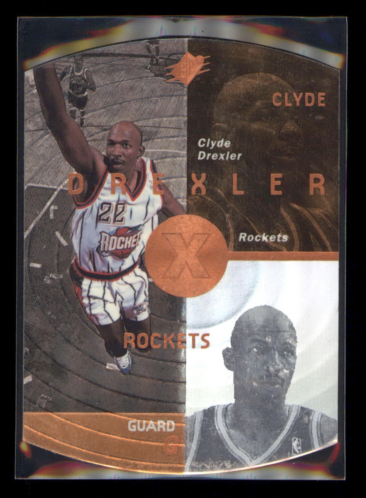 1997-98 SPx Clyde Drexler #16 Bronze