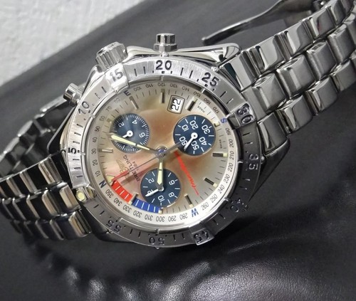 Breitling Transocean Chronograph Men'S Bako-Handed Authentic - Picture 3 of 10