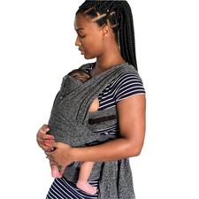 Boppy ComfyFit Adjustable Baby Carrier, 8-35lbs, Heathered Gray, Hybrid Carrier,
