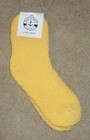 NWT 1 Pair Women's  Fluffy Fuzzy Socks Yellow by Yacht & Smith — photo 1