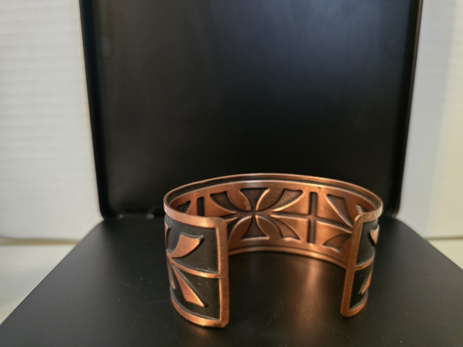 Bell Trading Post Solid Copper Cuff Bracelet Nati… - image 3