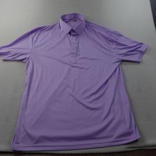 Collars Co Dress Collar Polo Mens 2XL Purple Performance Short Sleeve Golf
