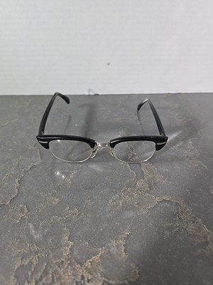 UOC 1/10 12kt GF Shuron Eyeglass Frames Browline Horn Rim Universal 4-5-1/2