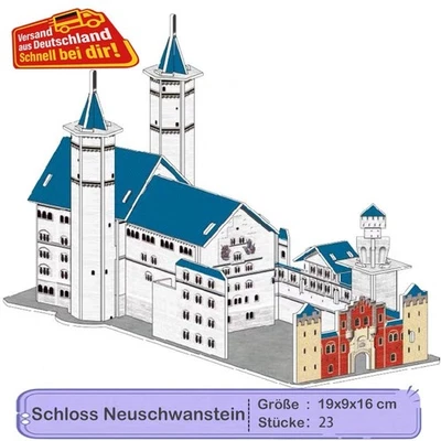 3D Puzzle, Pädagogisches Bau-Spielzeug, Kreative Weihnacht-Geschenk für Kinder - Bild 1 von 4