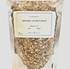 Licorice Root Organic Dried Cut / Farm Freshly Packed USA Free Ship