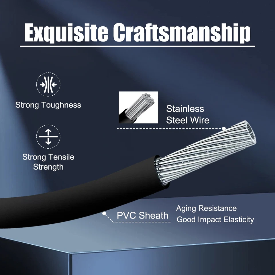 Cable de control de pestillo de manija de puerta 25,8" para Silverado 1500 LS Chevrolet 2010-2013 Foto 2 de 4