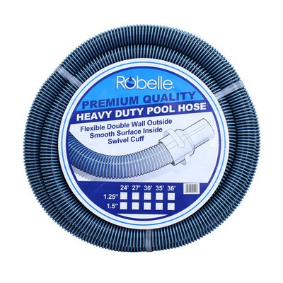Robelle Spiral Vacuum Swimming Pool Cleaner Hose - 21' x 1.25''