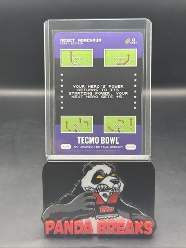 2026 Bo Jackson Battle Arena Tecmo Reset Momentum SSP Super Short Play #PL14