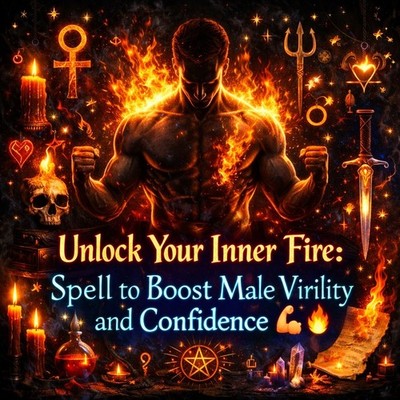 Unlock Your Inner Fire: Spell to Boost Male Virility and Confidence   