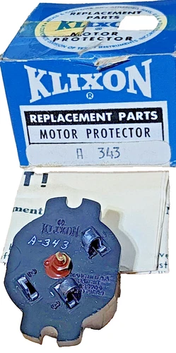 OEM KLIXON A-343 Automatic Overload Motor Protector