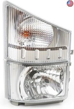 Passenger Side Halogen Headlight Assembly w/Corner Lamp Compatible with