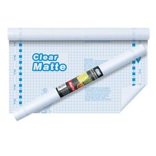 Chell Clear Contact Paper - Self Adhesive Book Cover - 17.5 in x 5 ft Matte
