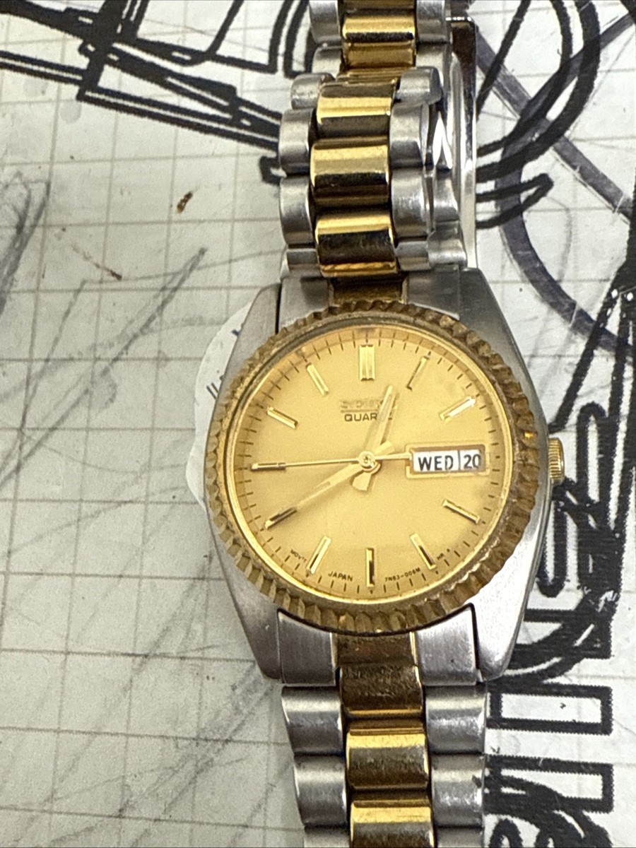 SEIKO 21JEWEL ヴィンテージ　腕時計　ダイヤモンド SEIKO - ヴィンテージ セイコー SEIKO 手巻き ダイヤ アーモンド