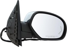 TRQ Right Mirror Passenger Side Compatible with 07-14 Chevrolet 07-13 chrome
