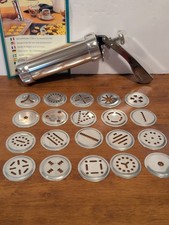 Shule Biscuits Cookie Press 20 Disks And Inst...