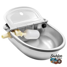 2pack Water Trough Bowl For Dog Horse Cow Pig Automatic Dispenser Drinking Water