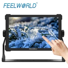 FEELWORLD T10 10.1 In Camera Field Video Monitor Touch Screen Aluminium 4K HDMI