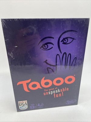 Taboo The Game of Unspeakable Fun Hasbro Gaming 2013 New and Sealed!
