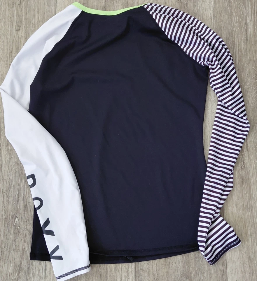 Roxy Rash Guard рубашки лот из 2 женщин размер M длинным рукавом серфинга плавания UPF 50 - Изображение 3 из 4