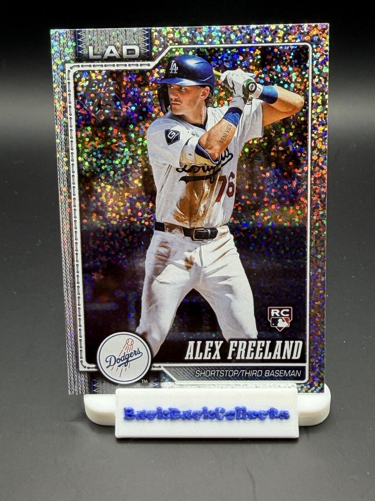 2026 Topps Series 1 Alex Freeland RC Glitter  Parallel #74 Dodgers Baseball