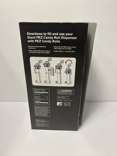 2005 VMA MTV Moonman Pez Dispenser - Silver Version - NEW - Damaged Plastic - Picture 4 of 8