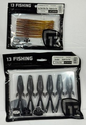 13 FISHING ' JOYSTICK #15 OG SOUR & INVADER #10 NEW MOON ' 14 PCS ' MIXED LOT '