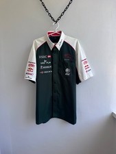 RARE Vintage Jaguar Racing 2003 HSBC Formula 1 F1 Racing Button Up Shirt Sz 2XL
