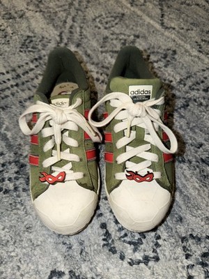 Adidas X Teenage Mutant Ninja Turtles Superstars X Ninja Turtles 2 HJJ51 size 5