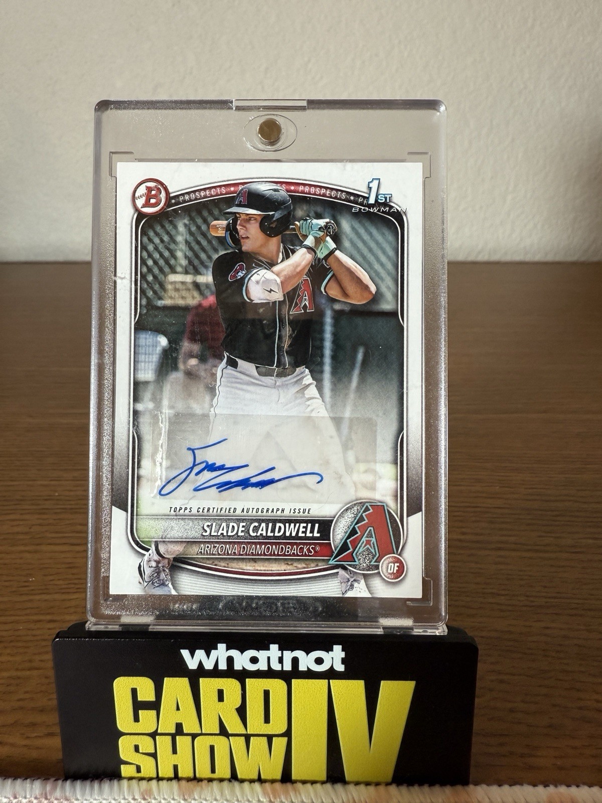 2025 Bowman Paper Auto Slade Caldwell 1st Bowman - Arizona Diamondbacks SP