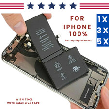 100% Battery Replacement For iPhone 6 7 6 Plus 8 XS XR 11 12 13 14 15 Tools LOT