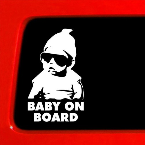 Baby On Board 15 Cm Groß Auto Aufkleber Sticker Familie Family Kind Kinder - Bild 2 von 3