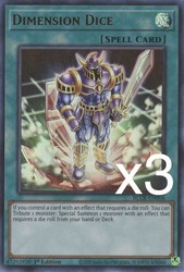 Dimension Dice BLCR-EN006 Ultra Rare 1st Edition