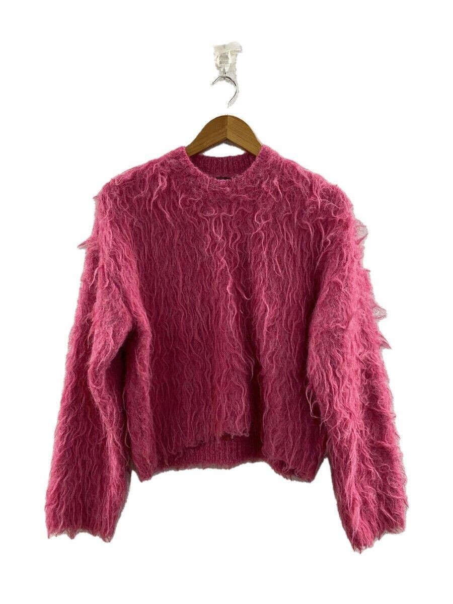 MAISON SPECIAL◆Fluffy Shaggy Knit Pullover/--/--/GRN/21242365702 MAISON SPECIAL KNIT SWEATER FLUFFY SHAGGY Pink 21242365702