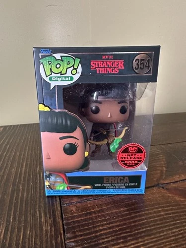 Funko Pop! Digital 354 Stranger Things Erica Ultra Only 2425pcs w/soft case