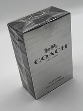 Coach Platinum Men 3.3 oz 100ml Eau de Parfum EDP NEW SEALED  Discontinue NIB