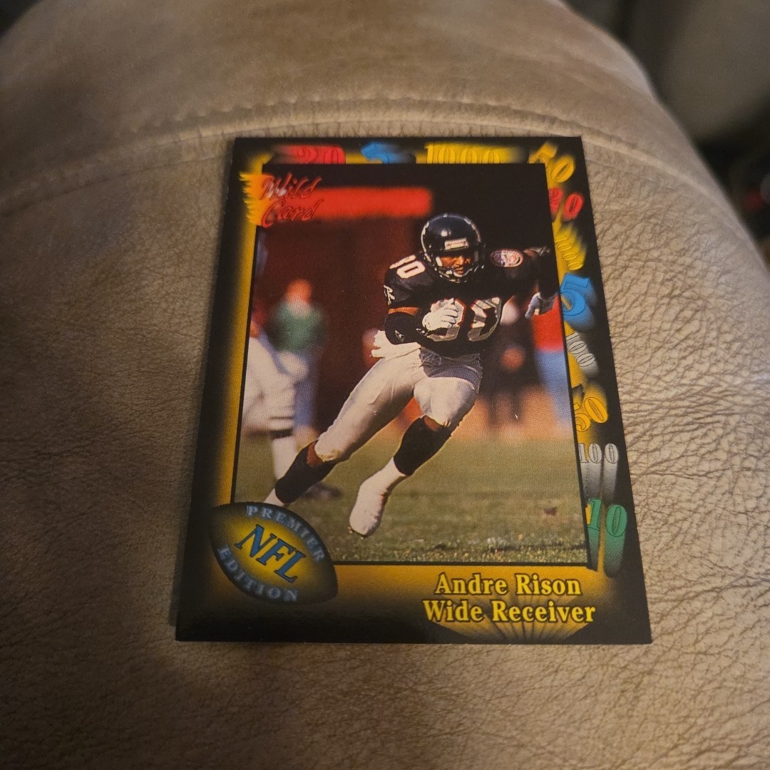 1991 Wild Card #71 Andre Rison Atlanta Falcons