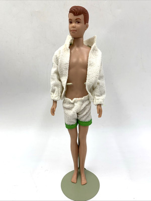 Vintage 1964 Allan Doll Barbie Kens Friend Hawthorn Ca Straight Leg Mattel #1000