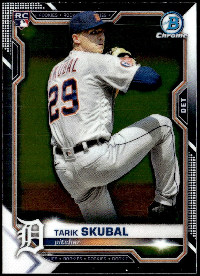 2021 Bowman Chrome #28 Tarik Skubal Rookie E1