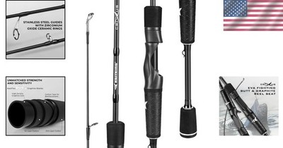 Crixus IM6 Graphite Fishing Rod 66in with Zirconium Guides
