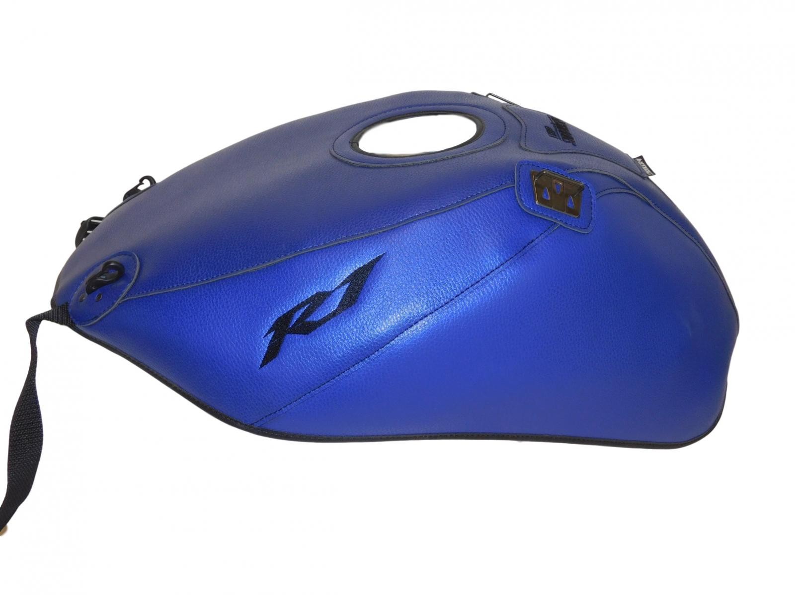 Protège-réservoir Top Sellerie TPR2419 noir pour moto sportive Yamaha R1 ans 2002 et 2003