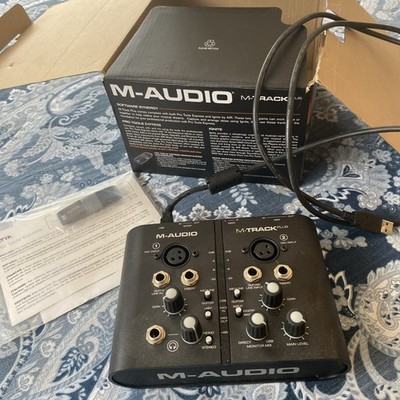 M-Audio M-Track 2 Kanal USB Audio M-TRACK PLUS unbenutzt Avid Pro Tools
