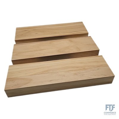 Amazon Basics schwebendes Wandregal aus Holz, 40,1 x 12,7 x 4,6 cm, Packung mit 