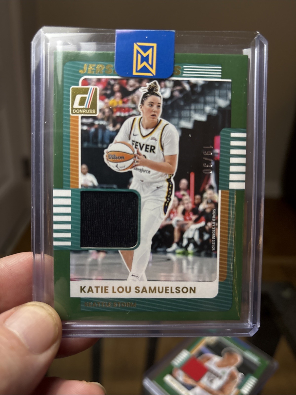 2025 Panini Donruss WNBA Jersey Series Katie Lou Samuelson #84  green 19/30