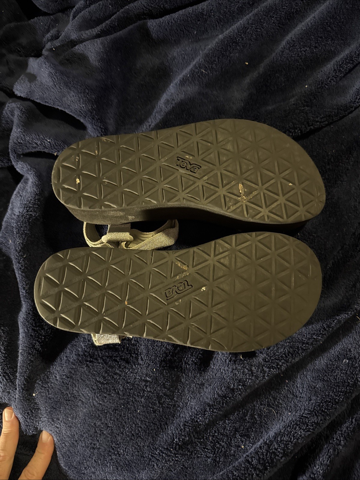 Teva Flatform Silver Universal Platform Sandals W… - image 5