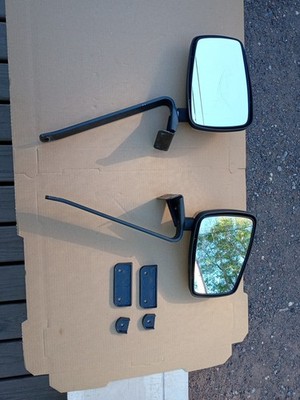 84-88 Toyota Pickup 4runner Left Right Side Door Mirrors Chrome Tow Glass OEM