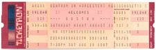 1987 BOSTON concert full ticket 8/15/87 Centrum in Worchester MA      FARRENHEIT