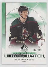 2024-25 SP Authentic Future Watch Limited Green 147/199 Aku Raty #158 0bt4