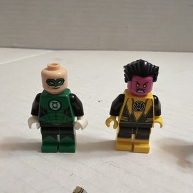Authentic LEGO DC Lot of 3: Green Lantern, Batman & Sinestro Minifigures (76025)