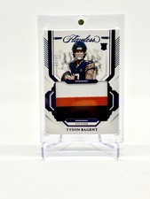 2023 Panini Flawless TYSON BAGENT #RP-TBT Jumbo Rookie Patch SAPPHIRE SSP 10/10